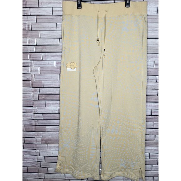 NWT Nike Project Uphoria Women's Fleece Pants Wide‎ Leg DZ3116 Khaki Sweats - XL - Picture 1 of 16